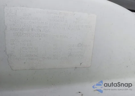 2003 Chevrolet Express from USA, damaged, VIN 1GCGG25V431207161